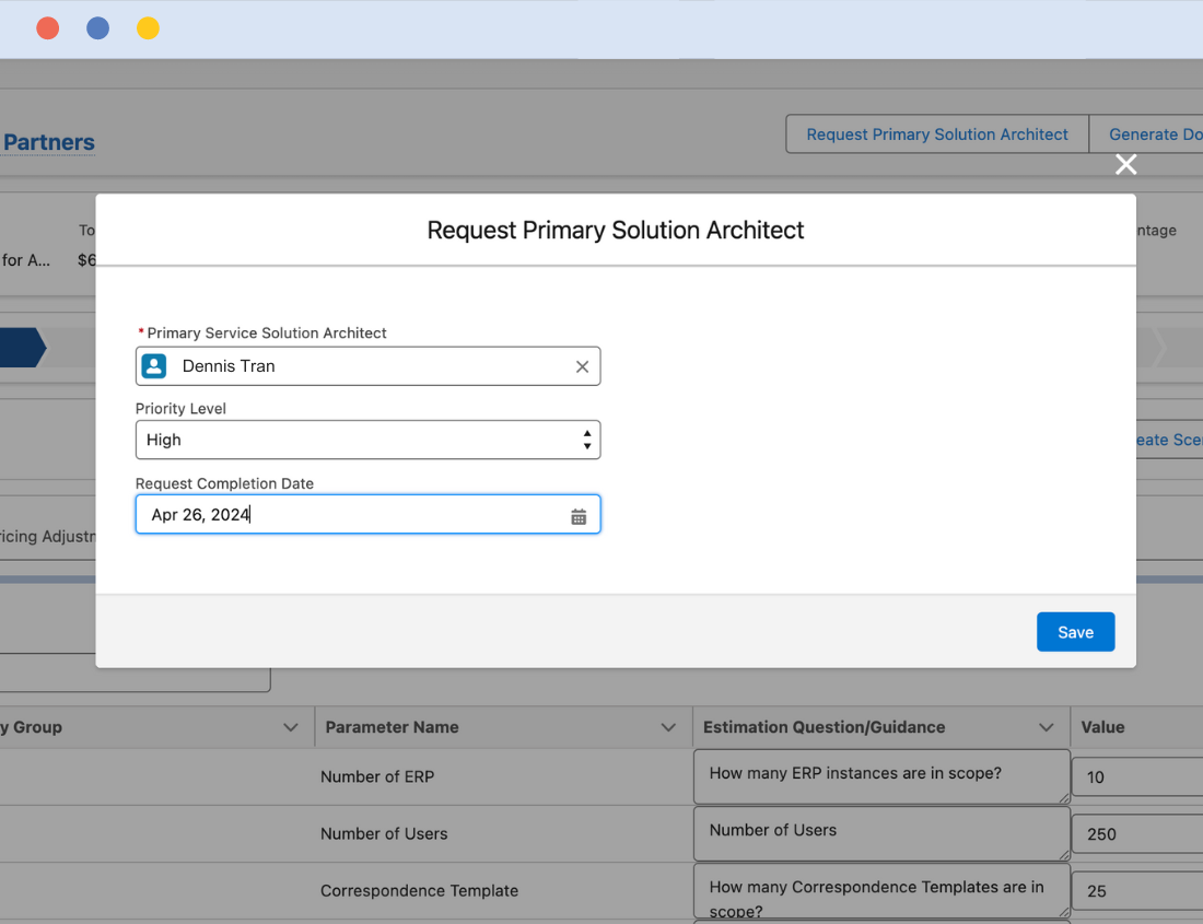 Services CPQ Platform