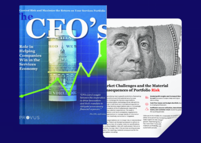 Control Risk and Maximize the Return on Your Services Portfolio for CFOs